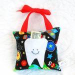 Spaceship Tooth Fairy Pillow For Boys